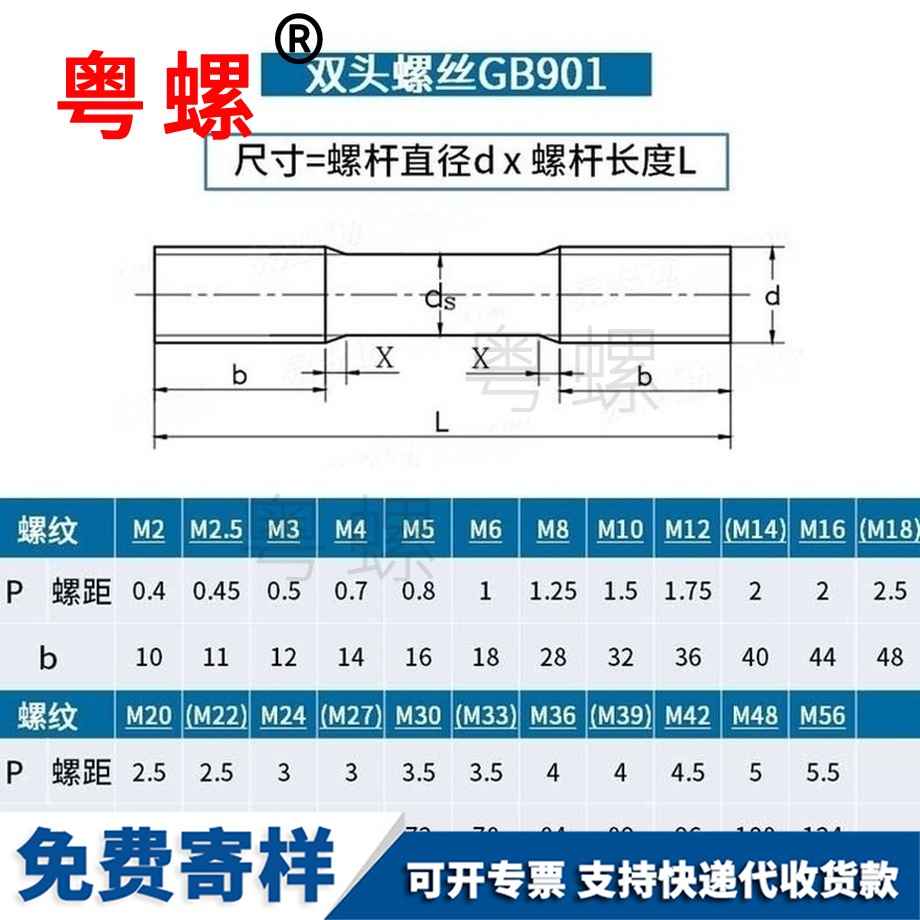 生產8.8級牡丹江雙頭螺絲