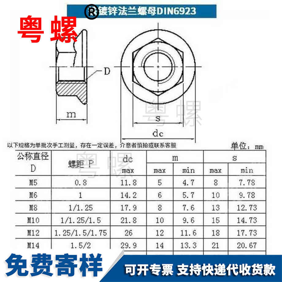 訂做鐵帶齒臨滄法蘭螺母